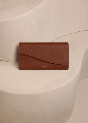 Polene Sierra Wallet Hnede | Slovensko_P75119